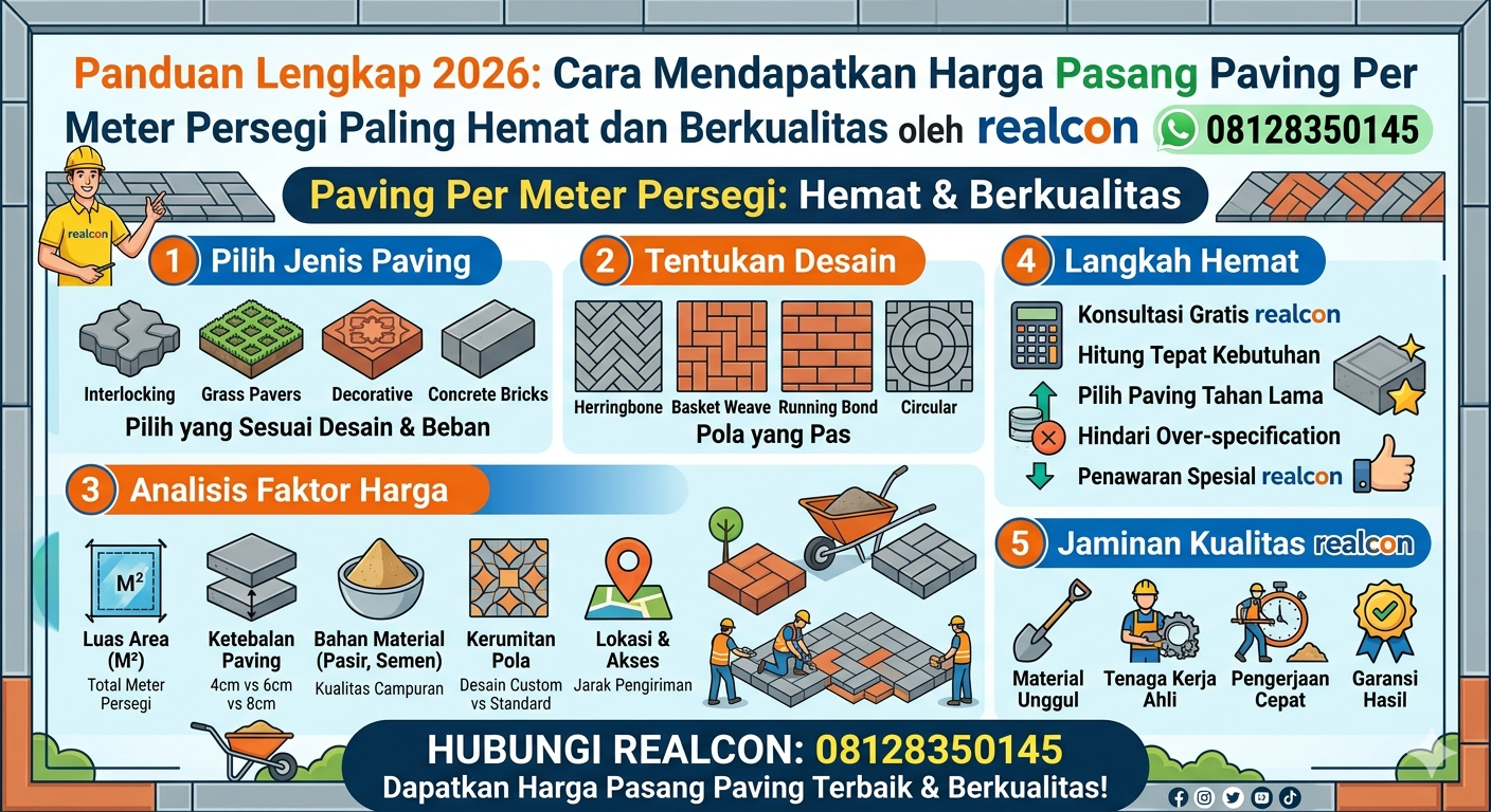 Harga Pasang Paving Per Meter Persegi