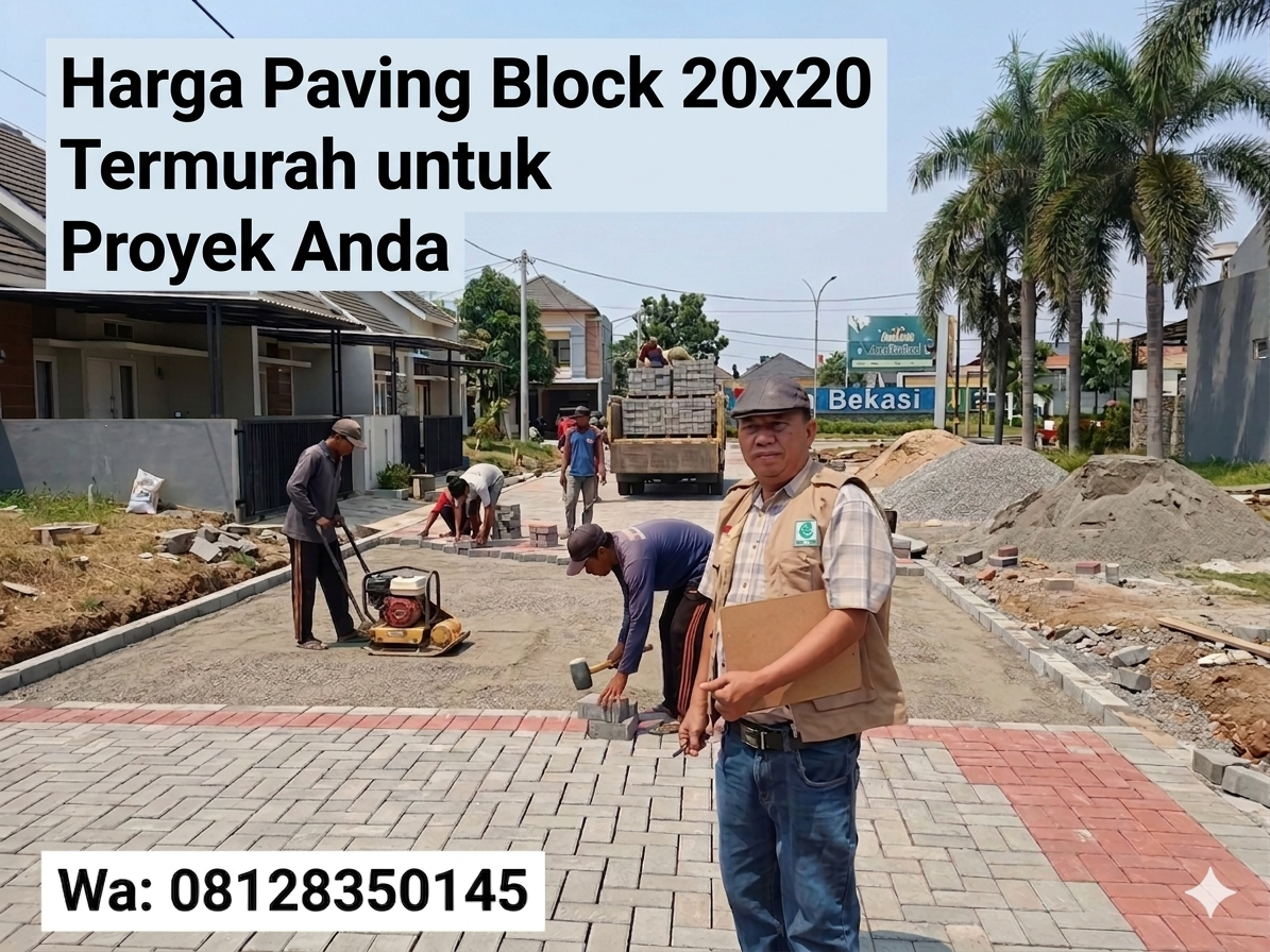 Hemat Jutaan! Rahasia Mendapatkan Harga Paving Block 20×20 Termurah untuk Proyek Anda