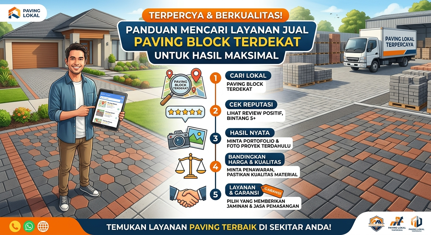 Terpercaya & Berkualitas! Panduan Mencari Layanan Jual Paving Block Terdekat untuk Hasil Maksimal