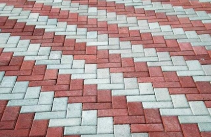 Motif paving block bata