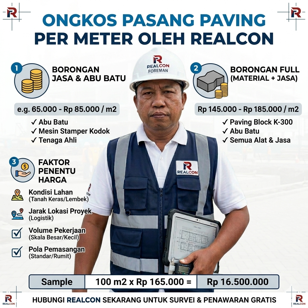 Rahasia Hemat Memilih Ongkos Pasang Paving Per Meter yang Berkualitas dan Terpercaya (Trust)