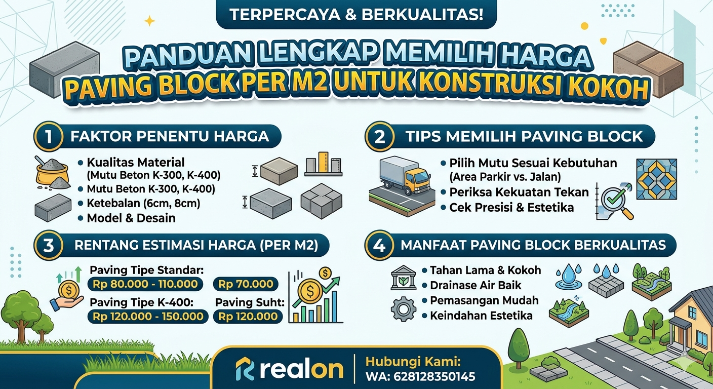 harga paving block per m2