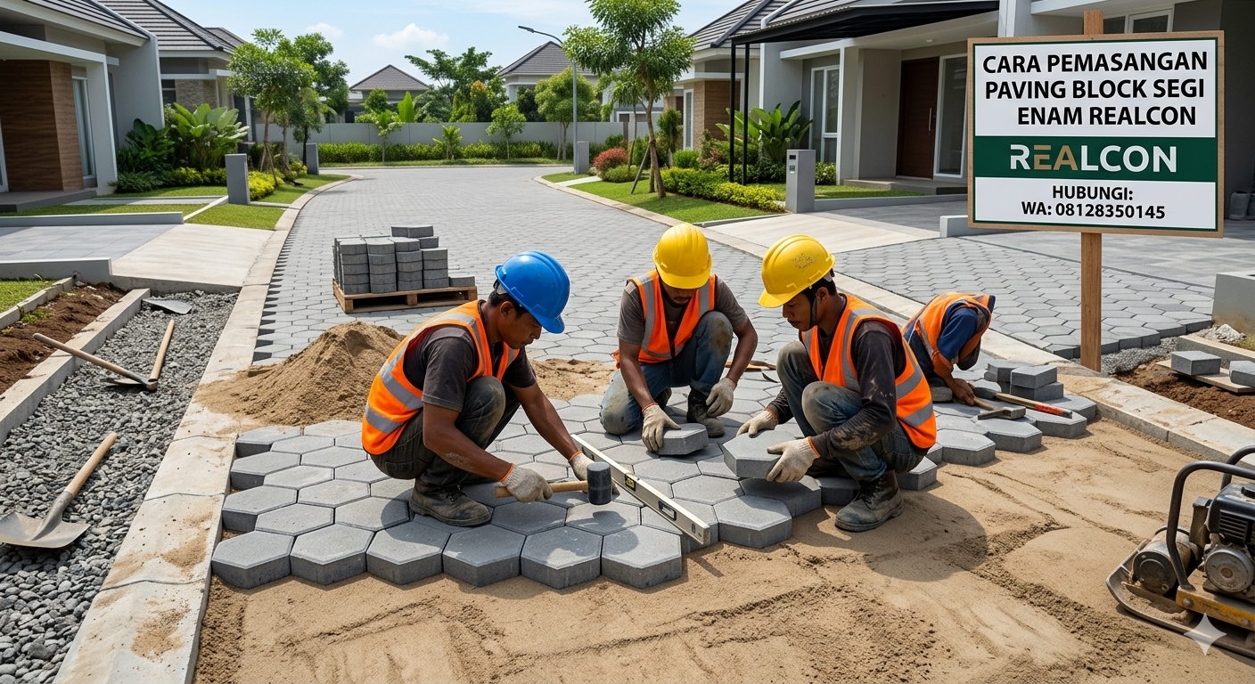 Pemasangan Paving Block Per Meter