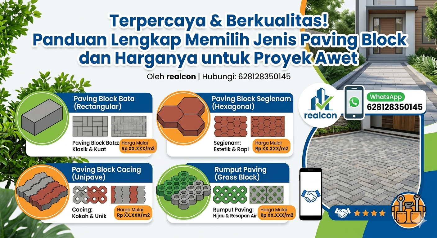 jenis paving block dan harganya