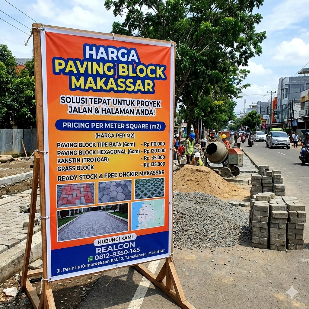 Harga Paving Block Makassar -