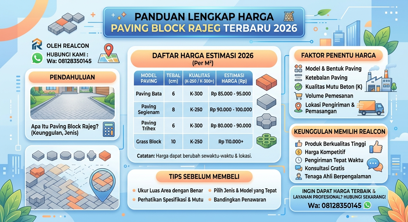 Harga Paving Block Rajeg