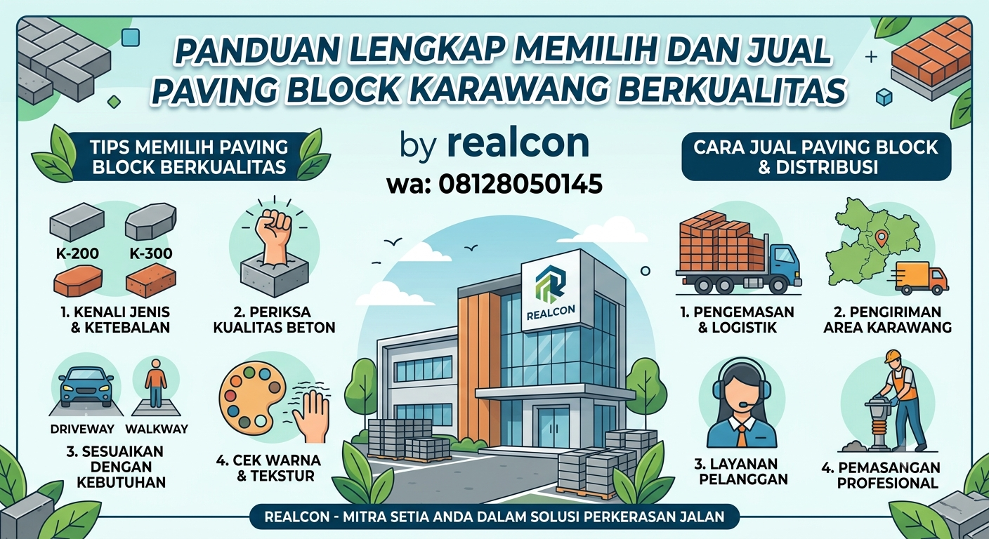 Jual paving block karawang